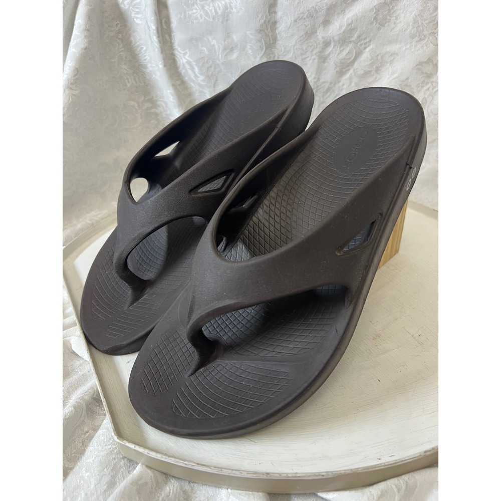 Oofos OOriginal Recovery Sandals Mocha Brown Mens 11 Womens 13 EU 44